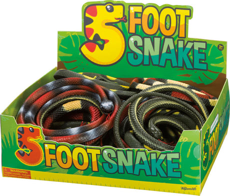 5 Foot Snake (Assorted Colors)