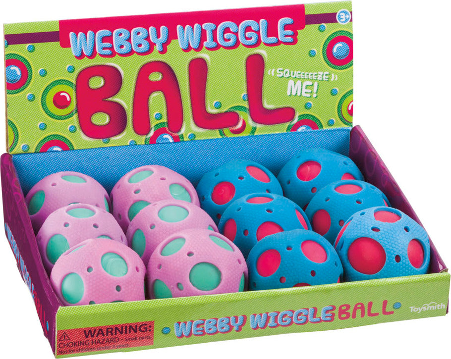 WEBBY WIGGLE BALL (Assorted Colors)