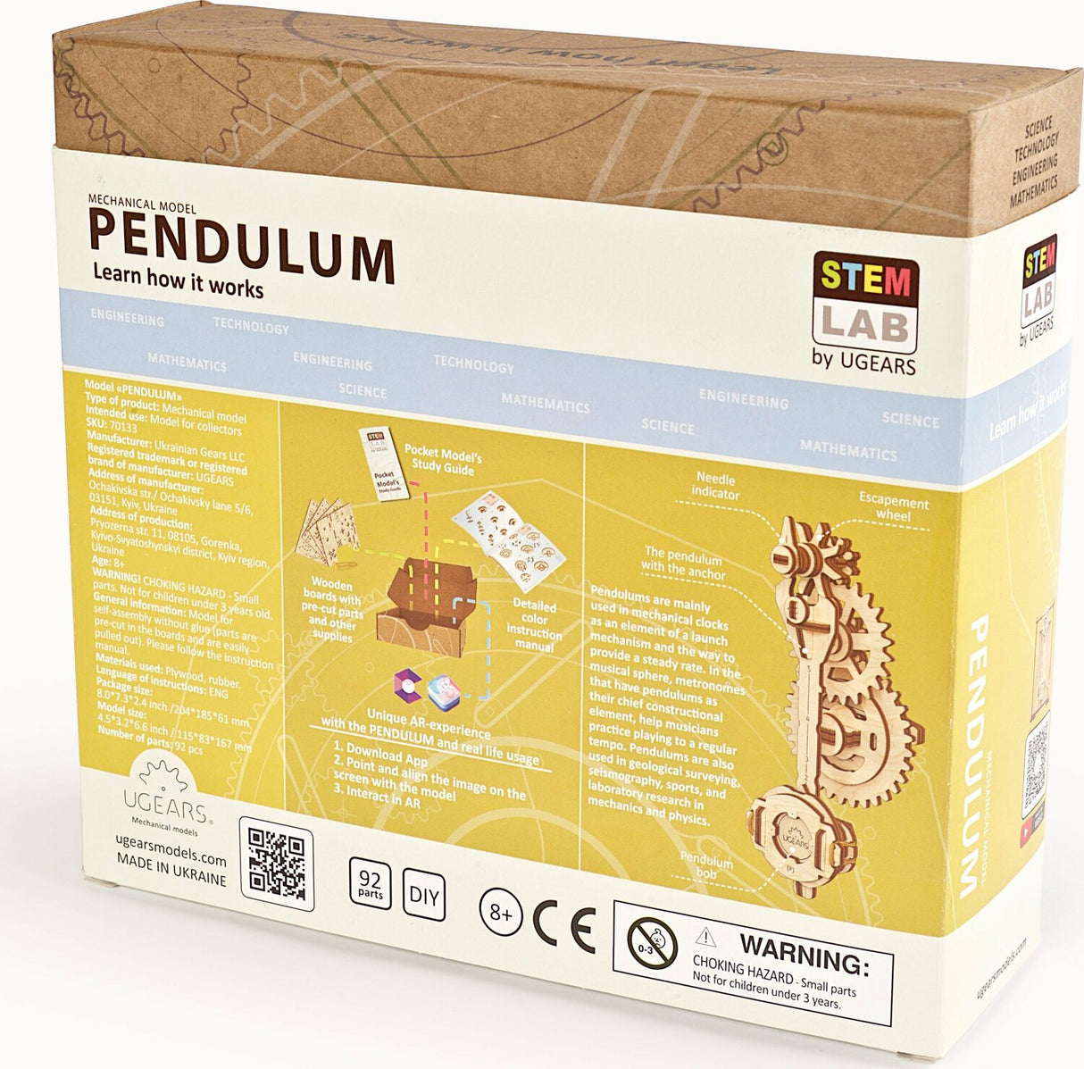 Ugears Stem Lab Pendulum