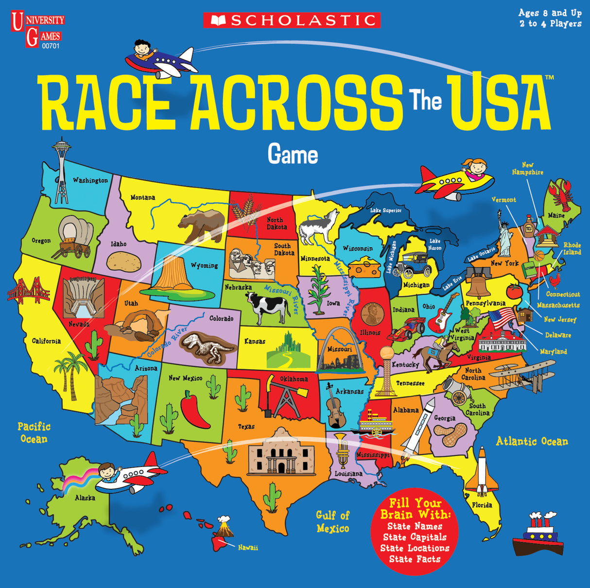 Scholastic Race Across The Usa Game