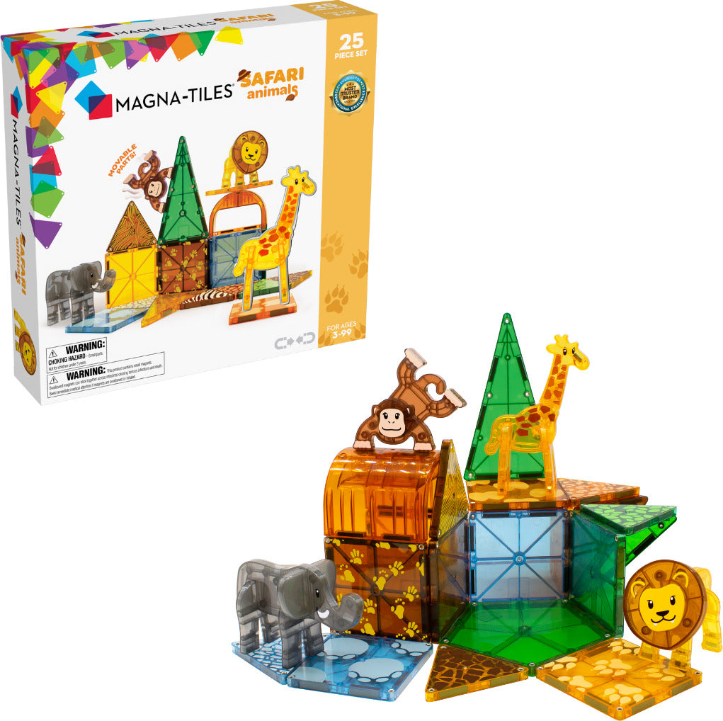 Magna-Tiles Safari Animals 25 Piece Set