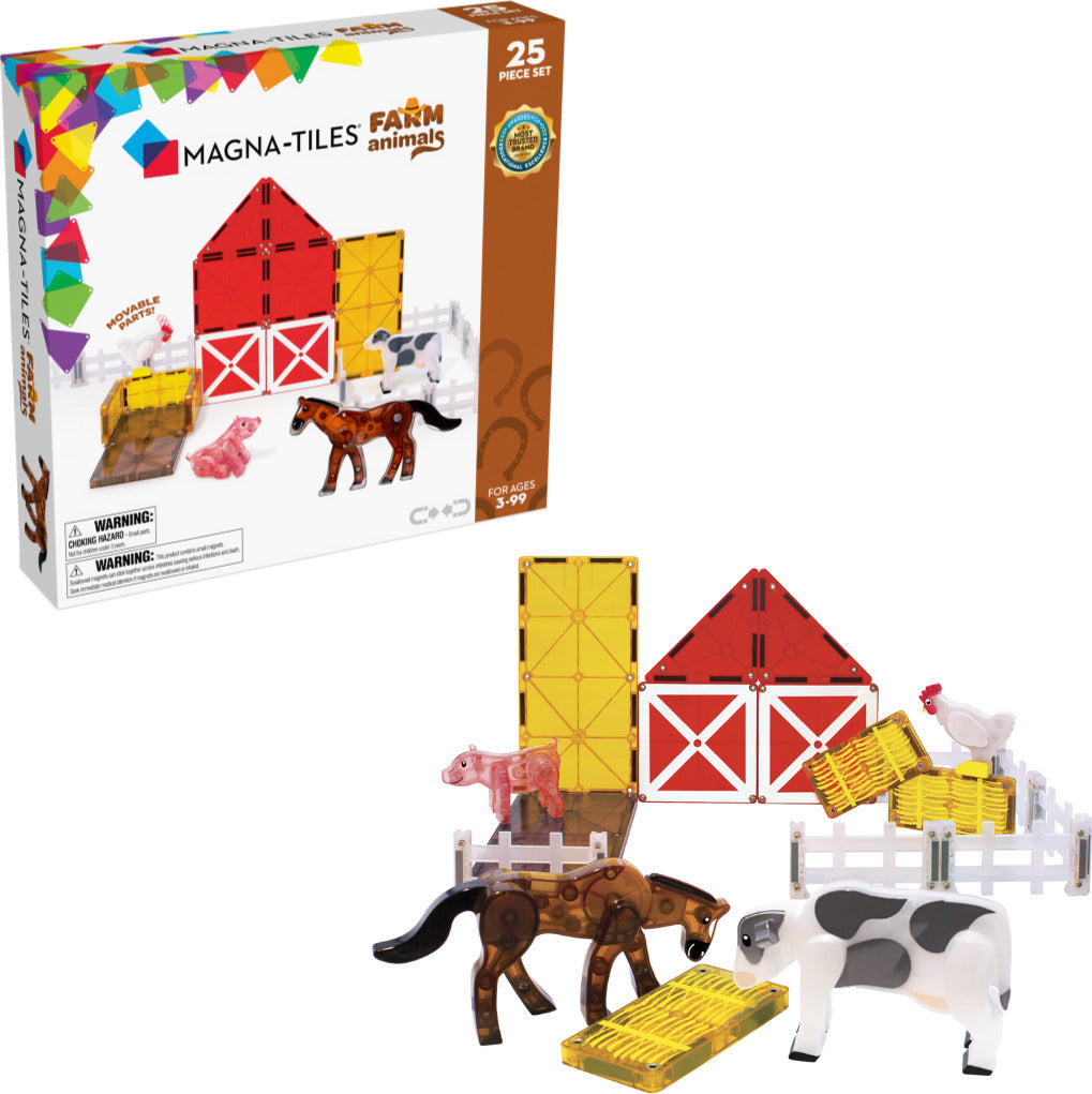 Magna-Tiles Farm Animals Set