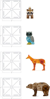 Magna-Tiles Forest Animals 25 Piece Set