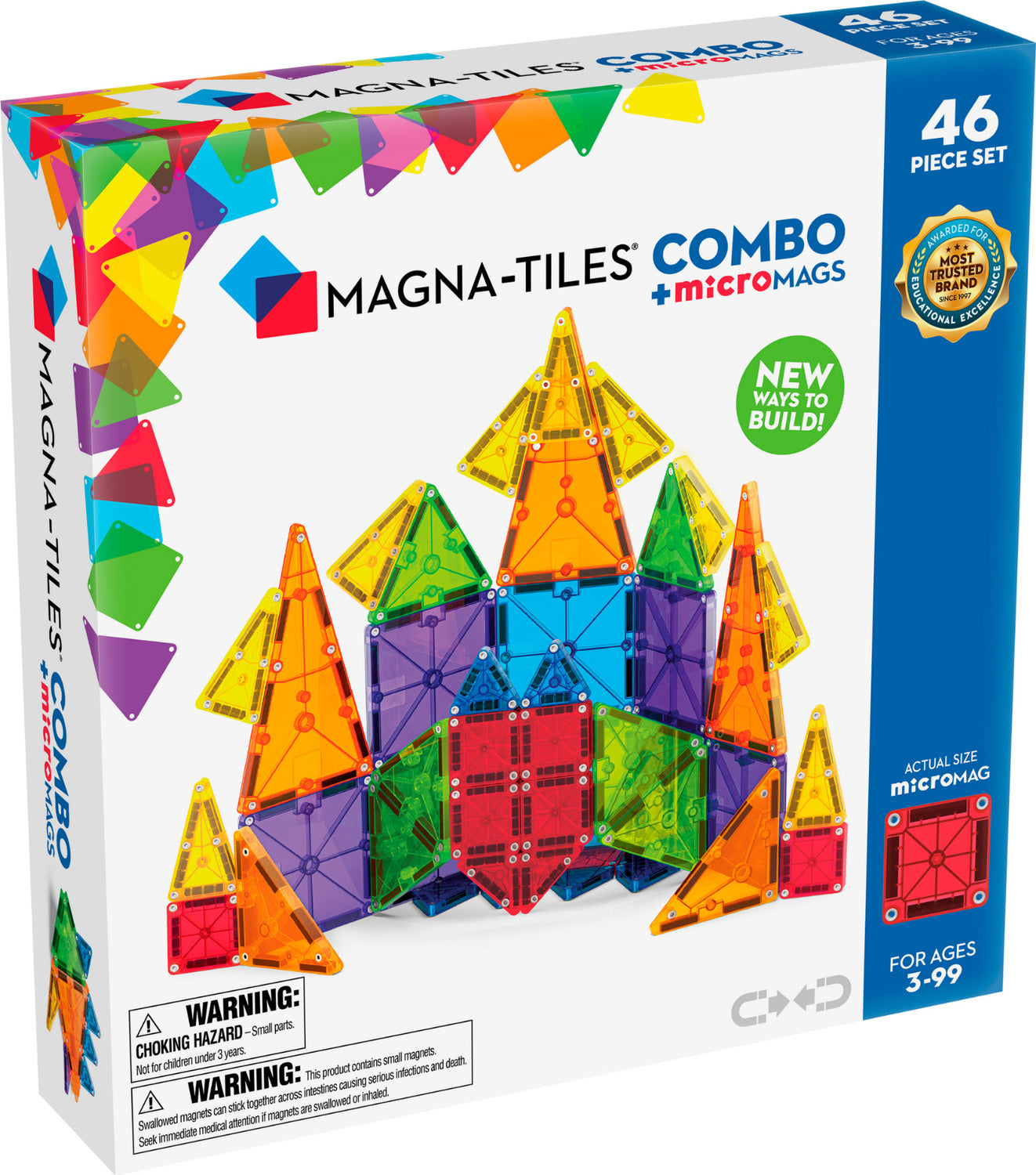 Magna-Tiles Combo + microMAGS 46 Piece Set – School Crossing