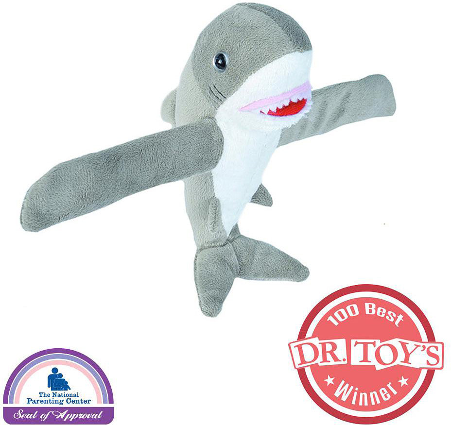 Huggers Great White Shark Stuffed Animal - 8"