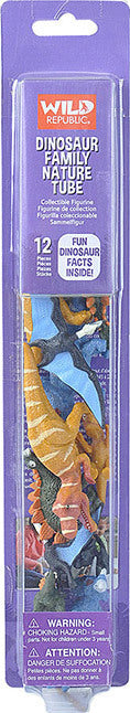 Tube of Dinosaur Family Figurines