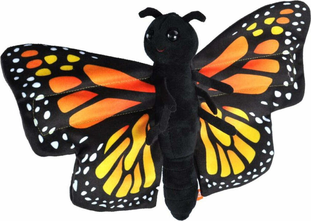 Huggers Monarch Butterfly Stuffed Animal - 8"