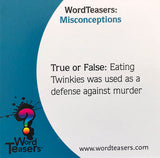 WordTeasers: Misconceptions