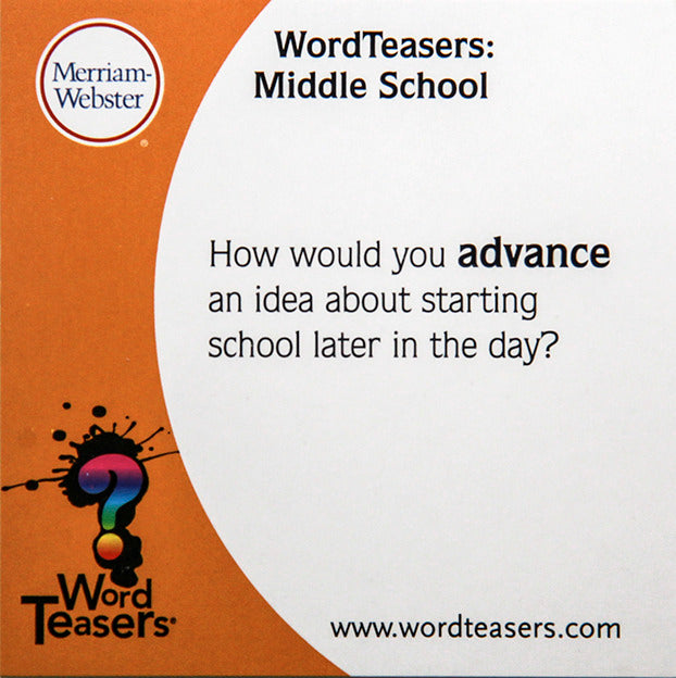 WordTeasers: Middle School