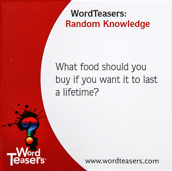 WordTeasers: Random Knowledge