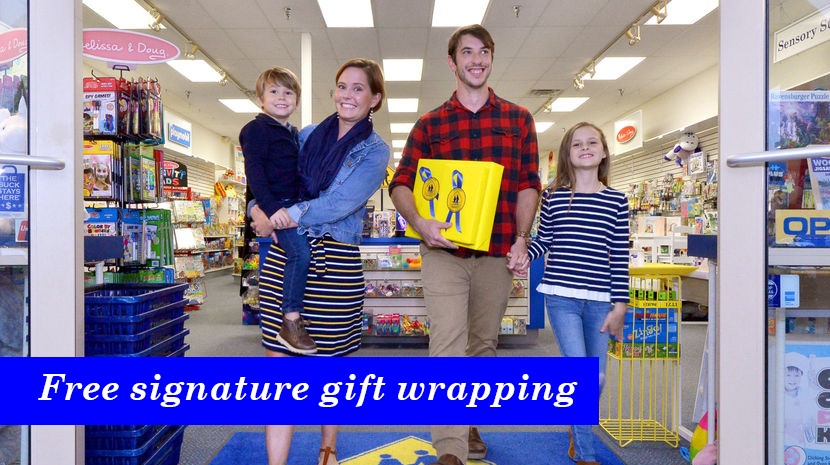 Click to load Free signature gift wrapping slide