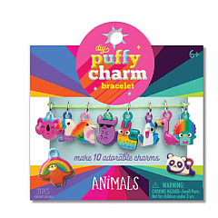 Puffy Charm Bracelet: Animals