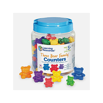 Three Bear Family Rainbow Counters (96)