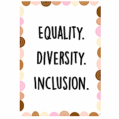 Equality. Diversity. Inclusion. Inspire U Poster
