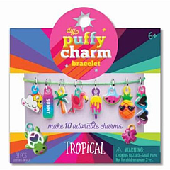 Puffy Charm Bracelet: Tropical